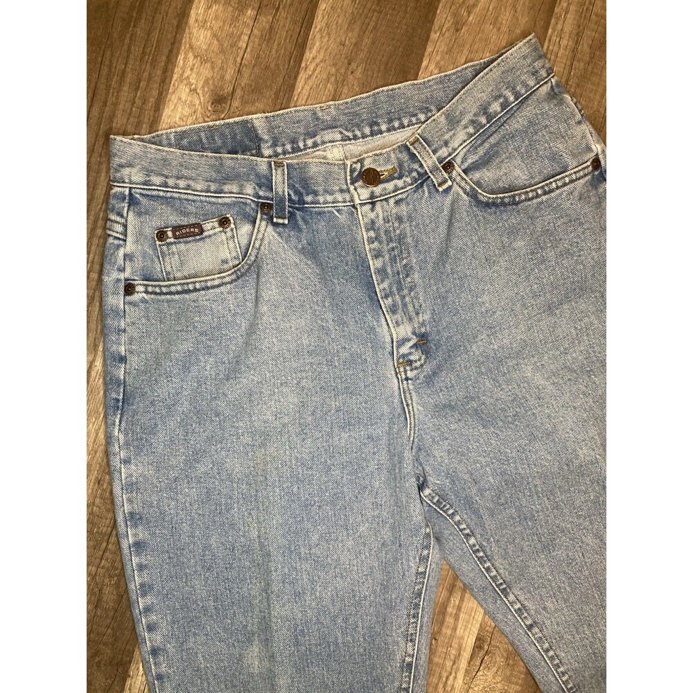 Vintage 90s Riders Womens Jeans 12M 32x30.5 High Rise Mom Straight Y2K Grunge - Picture 6 of 9